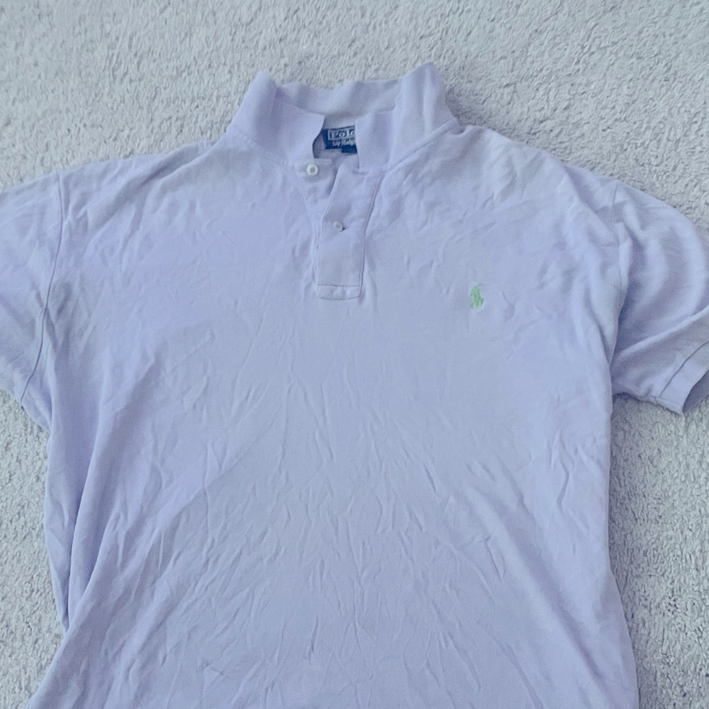 Polo by Ralph Lauren Men's Light Purple Polo Shirt